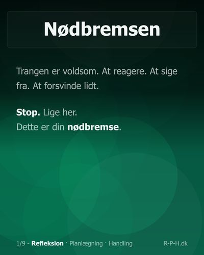 Forside: Nødbremsen